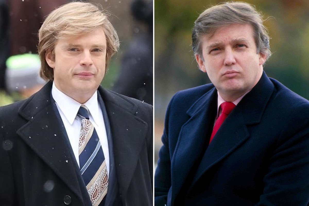 <strong>دونالد ترامب و سيباستيان ستان في فيلم The Apprentice عن حياة دونالد ترامب</strong>