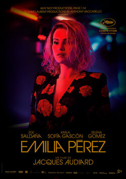 <strong>الفنانة العالمية سيلينا جوميز على صورة أفيش فيلمها الجديد Emilia Perez</strong>