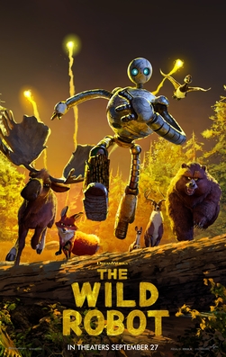 <strong>صورة أفيش فيلم الرسوم المتحركة The Wild Robot الذي يُعرض حالياً بالسينمات وسيتم تقديم الجزء الثاني منه</strong>