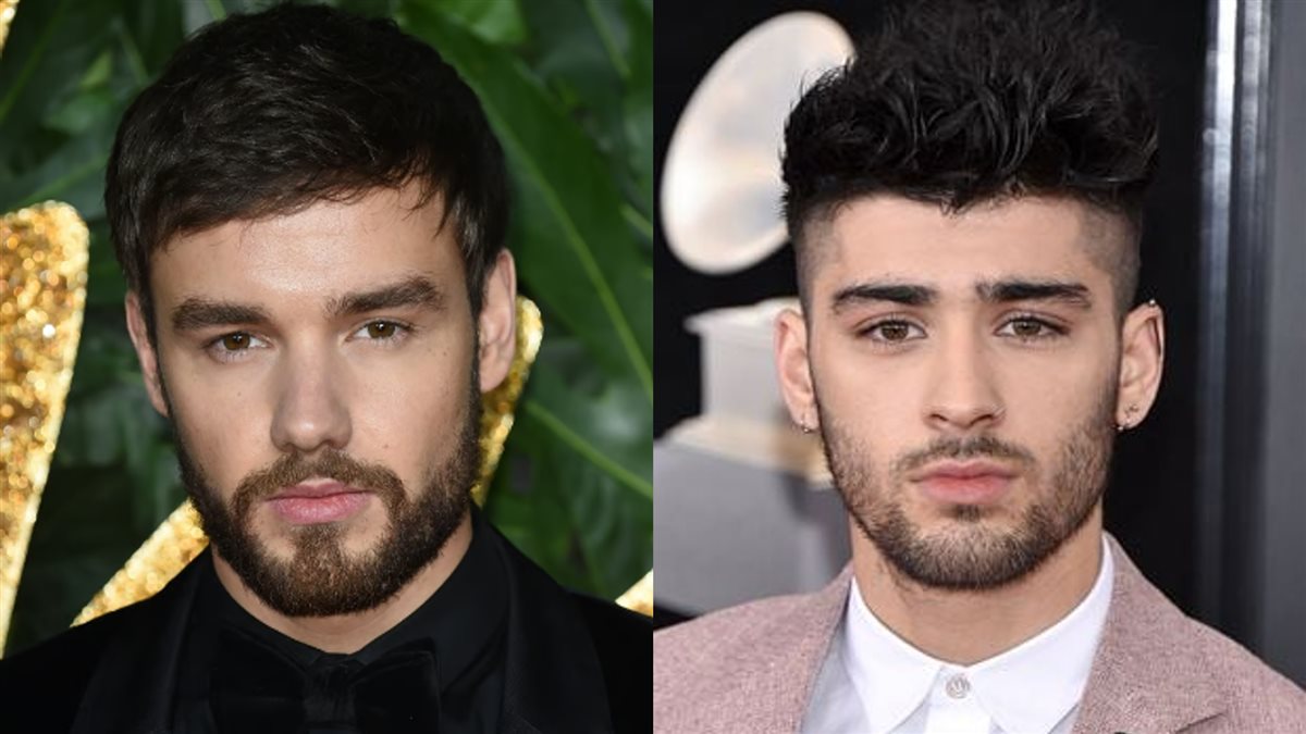 <strong>المطرب العالمي زين مالك والمطرب الراحل ليام باين وكلاهما نجوم فرقة One Direction</strong>