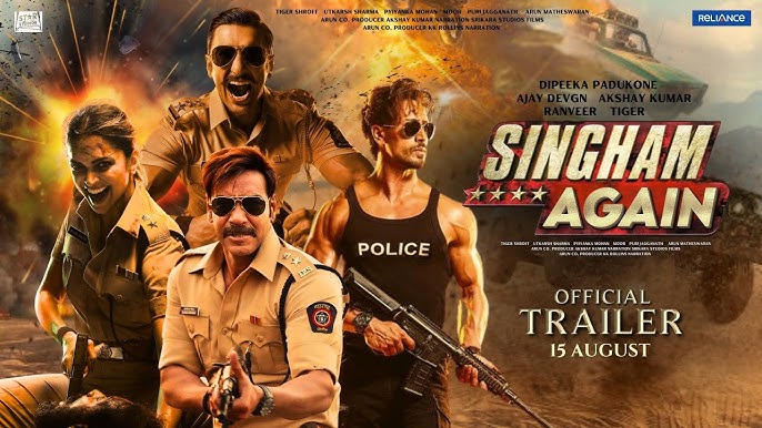 <strong>الجزء الثالث من سلسلة أفلام Singham الفيلم الجديد Singham Again</strong>