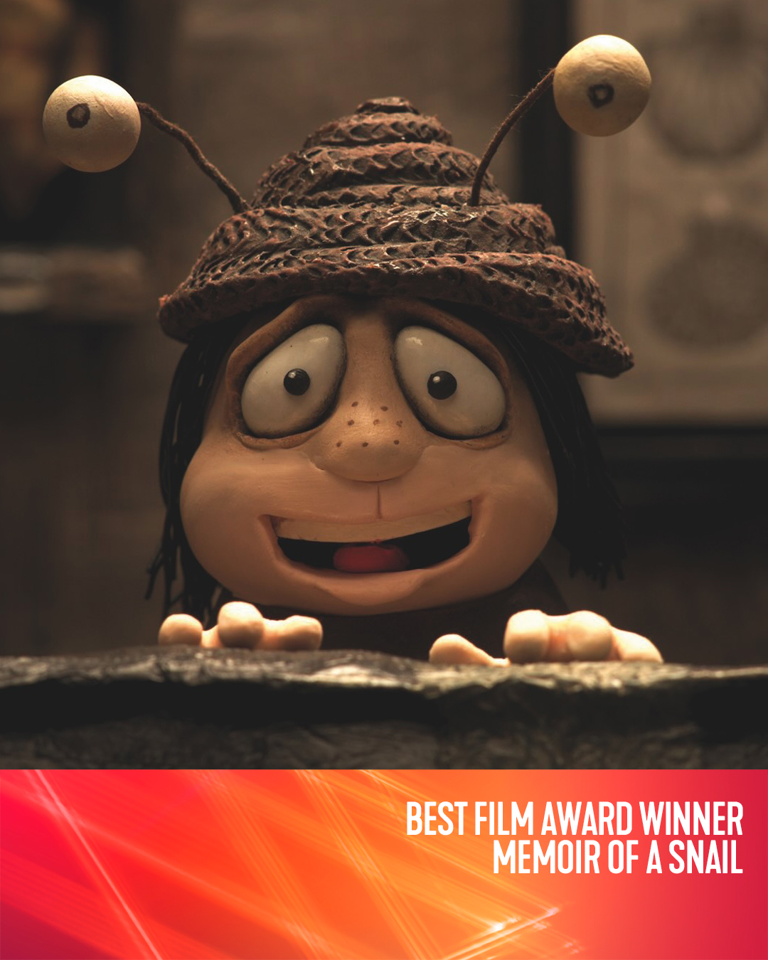 <strong>فيلم الرسوم المتحركة الأسترالي Memoir of a Snail للمخرج آدم إليوت الفائزبجائزة أفضل فيلم في مهرجان لندن السينمائي الدولي 2024</strong>