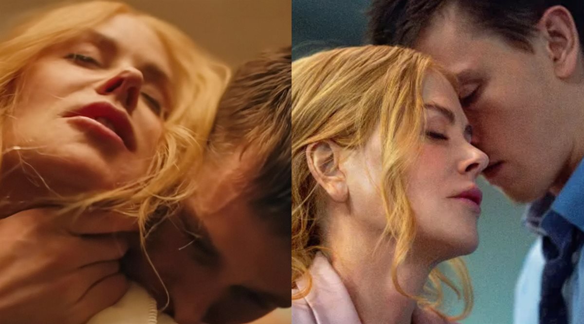 <strong>نيكول كيدمان و هاريس ديكنسون في مشاهد فيلمها الجديد Babygirl</strong>