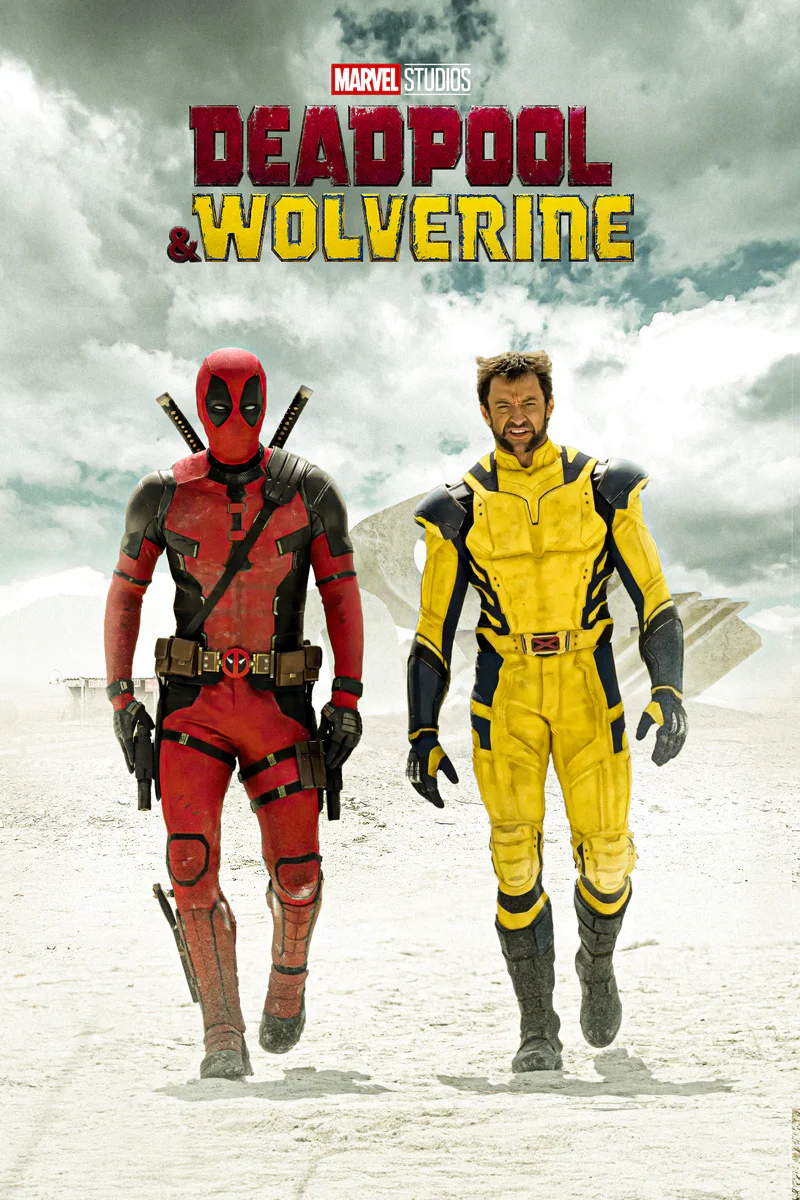 <strong>الفنانين هيو جاكمان و رايان رينولدز على صورة أفيش فيلمهم Deadpool & Wolverine</strong>