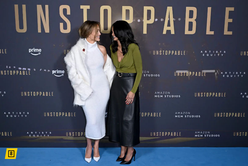 <strong>جينيفر لوبيز و جودي روبليس في العرض الخاص للفيلم الجديد Unstoppable</strong>