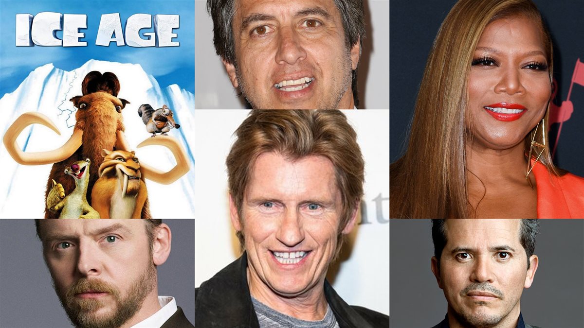 <strong>صورة أفيش الجزء الأول فيلم Ice Age وأبطال الجزء السادس الجديد فيلم Ice Age 6 وهم راي رومانو و جون ليجويزامو و كوين لطيفة و دينيس ليري و سيمون بيج</strong>