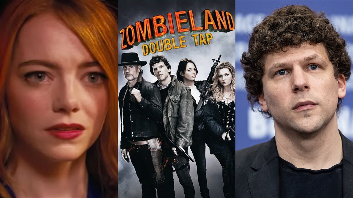 <strong>جيسي أيزنبرج وفيلم Zombieland و إيما ستون</strong>