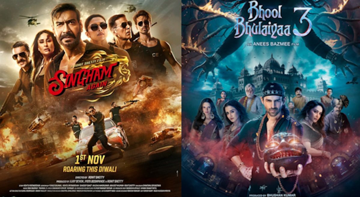 <strong>أفلام Bhool Bhulaiyaa 3 و Singham Again</strong>