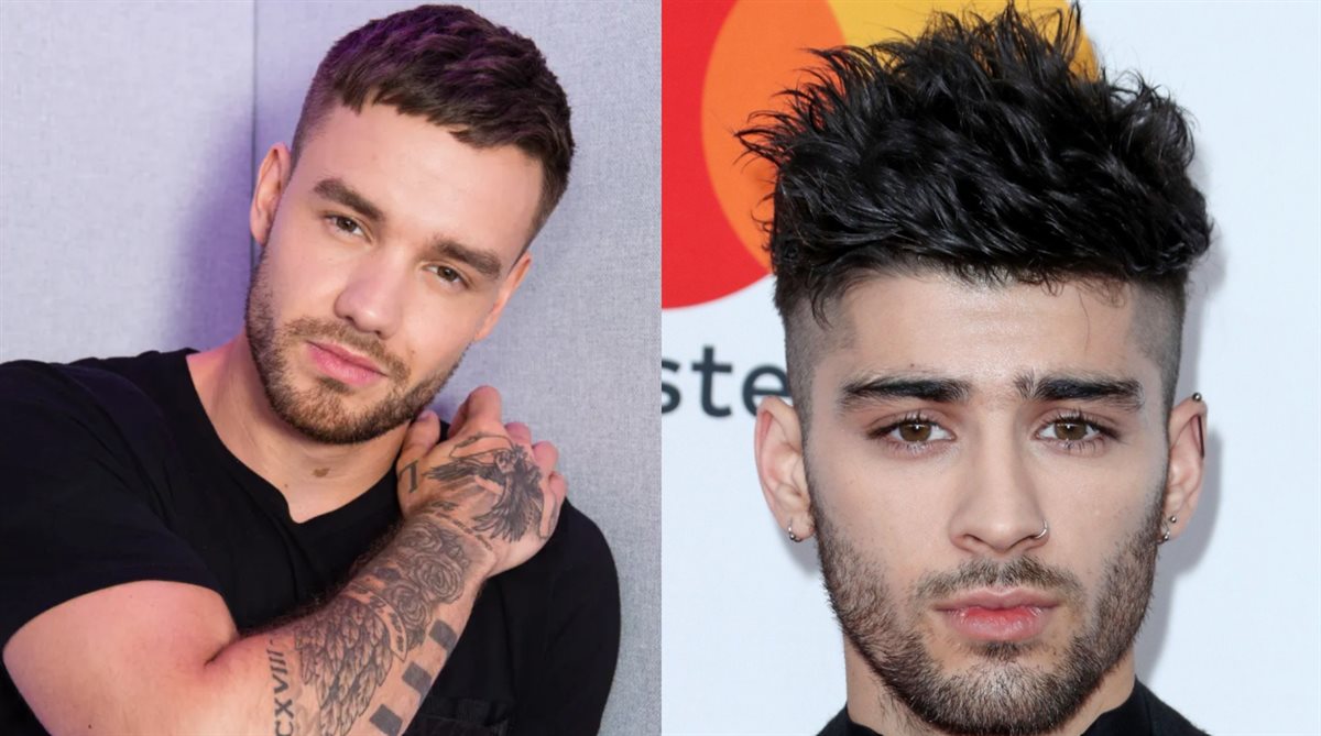 <strong>زين مالك والمطرب الراحل ليام باين وكلاهما أبطال فرقة One Direction</strong>
