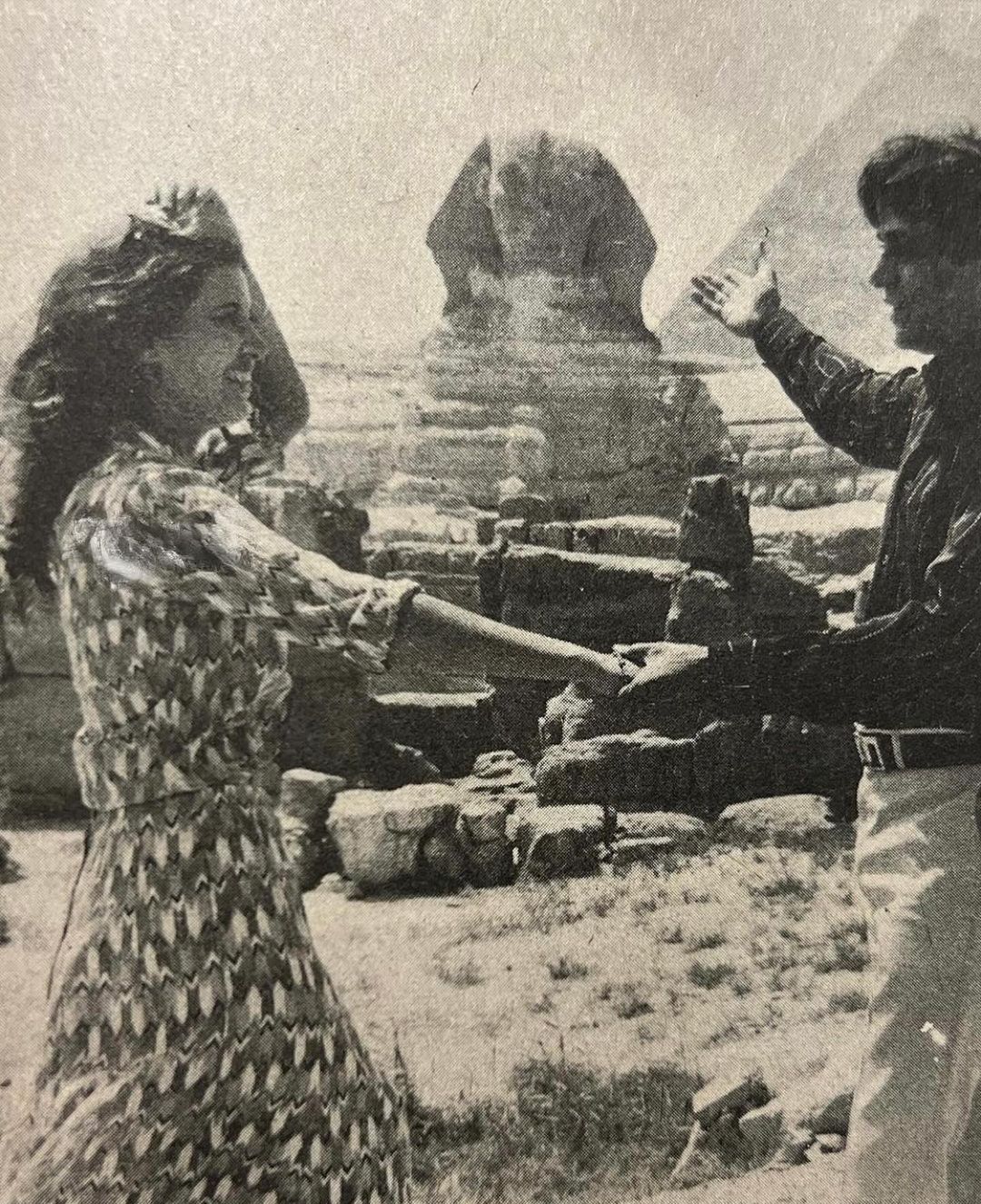 <strong>راجيندرا كومار و ميرفت أمين في مصر</strong>