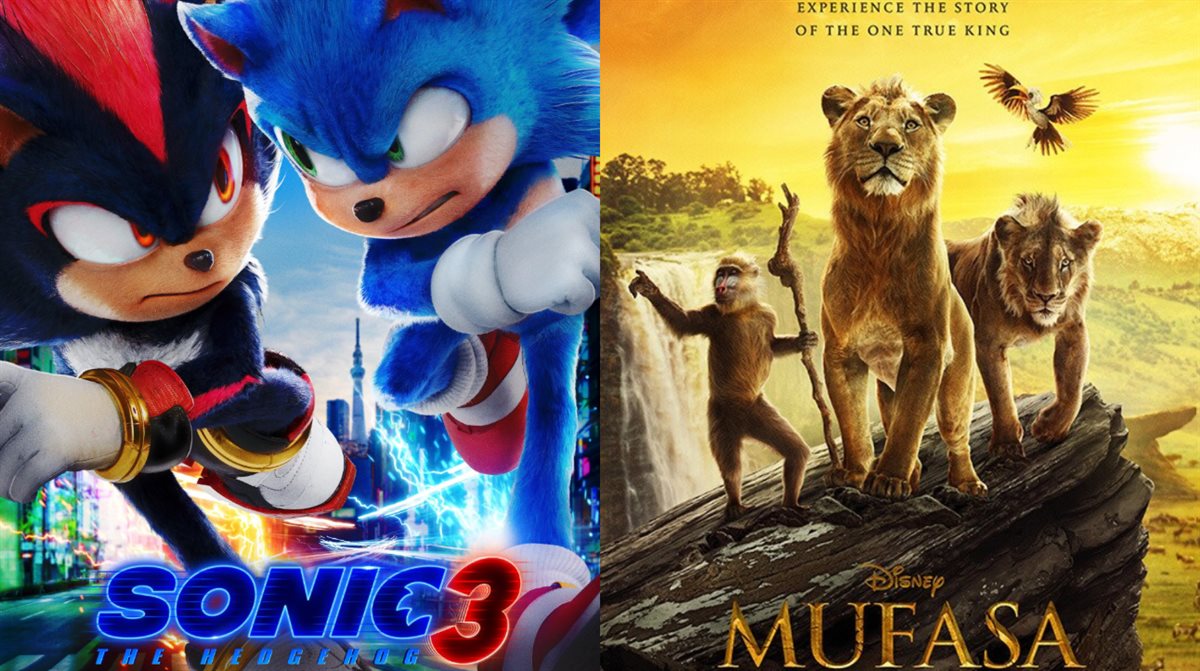 <strong>صور أفيشات أفلام Mufasa و Sonic 3</strong>