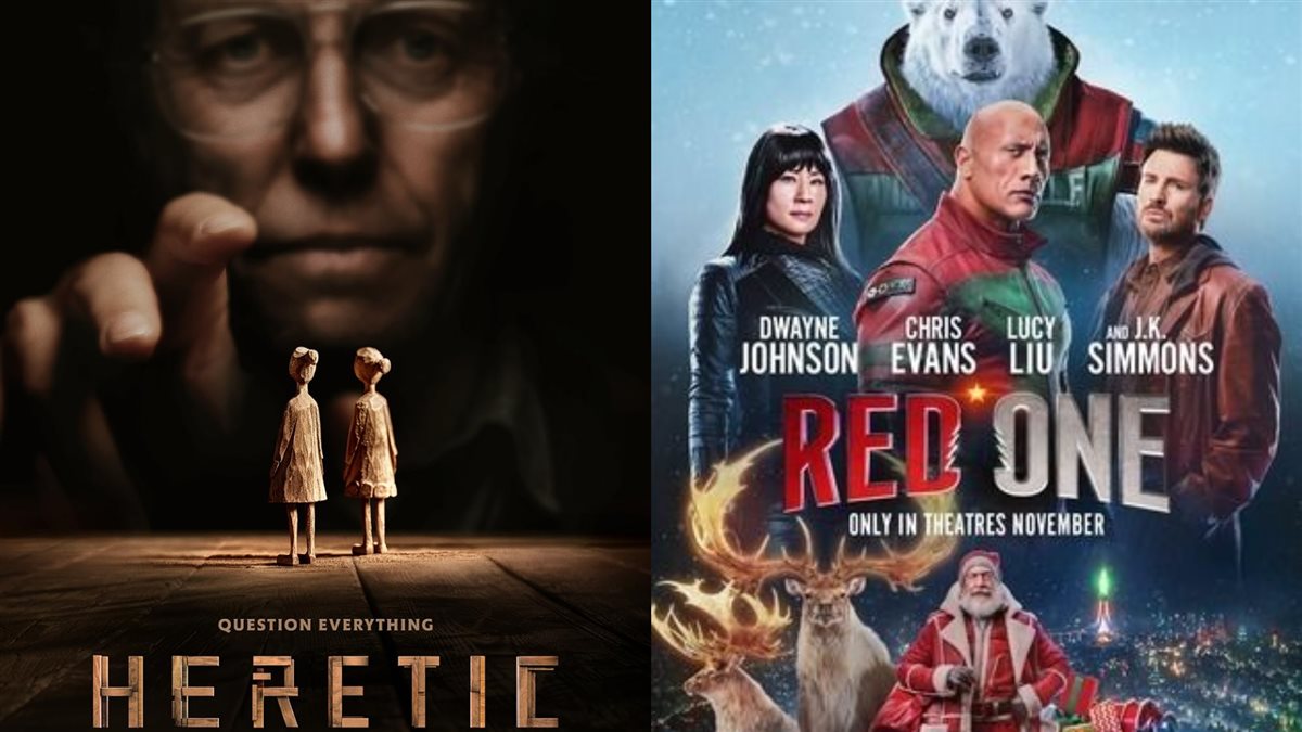 <strong>صورة أفيشات أفلام Red One و Heretic</strong>