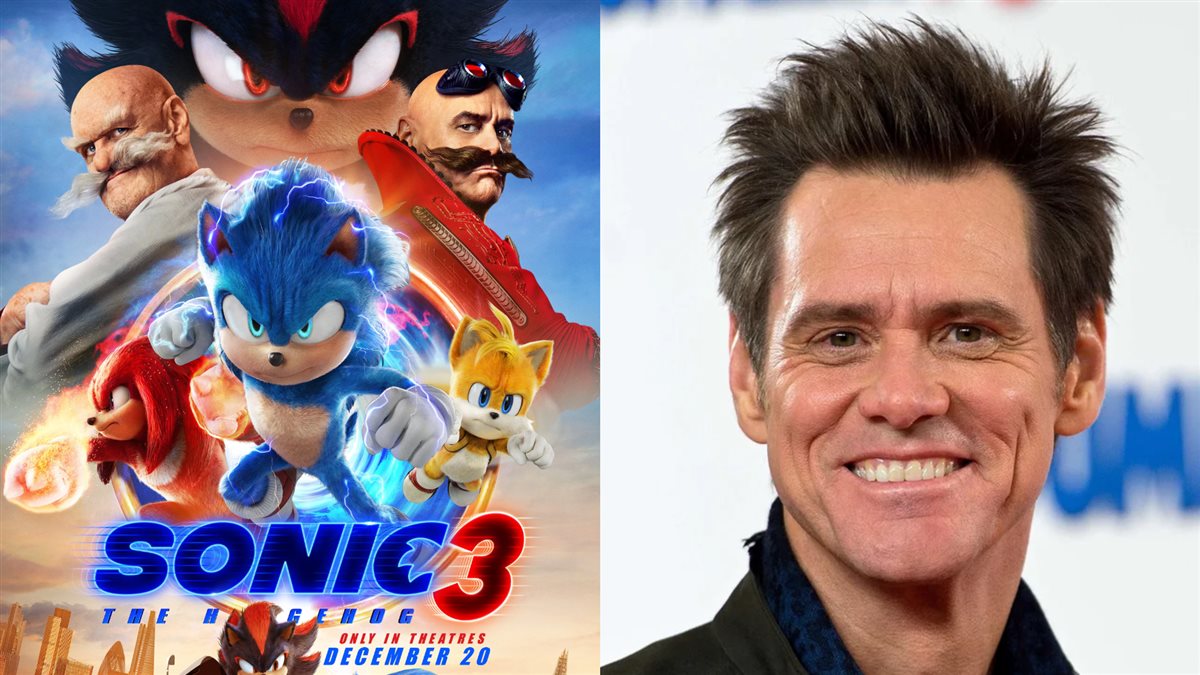 <strong>جيم كاري وفيلمه الجديد Sonic the Hedgehog 3</strong>