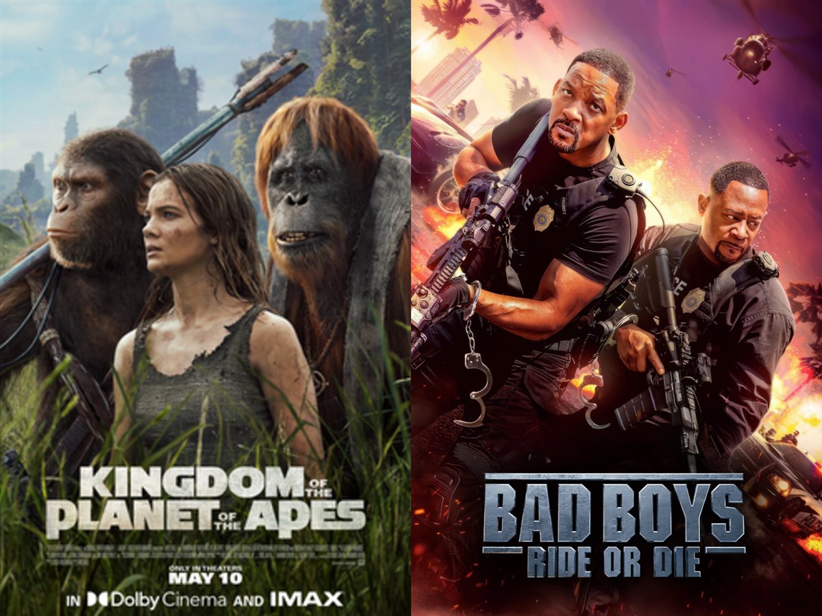 <strong>أفلام Bad Boys: Ride or Die و Kingdom of the Planet of the Apes</strong>