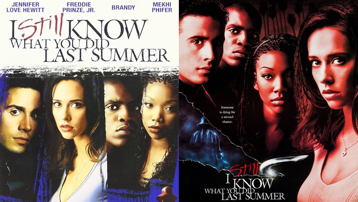 <strong>صورة أفيش الجزء الأول I Know What You Did Last Summer و الثاني I Still Know What You Did Last</strong>