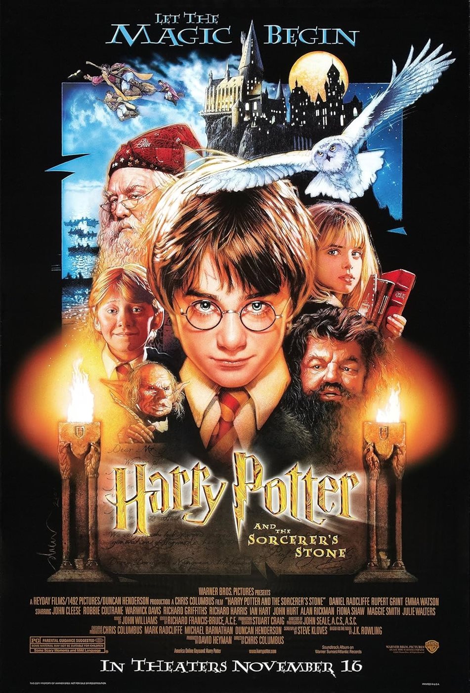 <strong>صورة أفيش الفيلم الأصلي العالمي Harry Potter بطولة دانيال رادكليف الذي سيتم تحويله إلى مسلسل جديد سيُعرض عام 2027</strong>