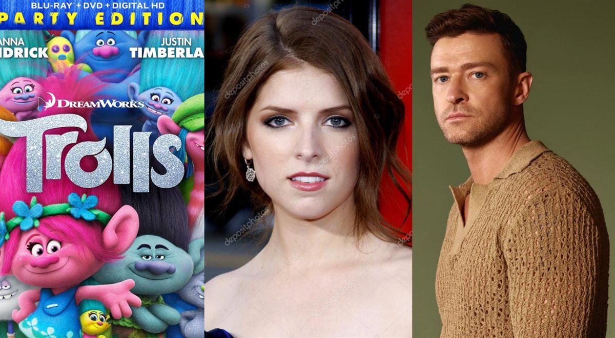 <strong>جاستن تيمبرليك و آنا كيندريك أبطال فيلم الرسوم المتحركة الشهير Trolls وصورة أفيش الفيلم</strong>