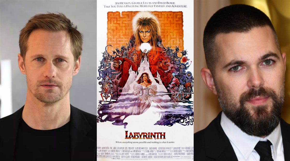 <strong>روبرت إجرز مخرج الجزء الثاني الجديد 2 Labyrinth وصورة أفيش الجزء الأول فيلم Labyrinth و ألكسندر سكارسجارد بطل الجزء الثاني</strong>