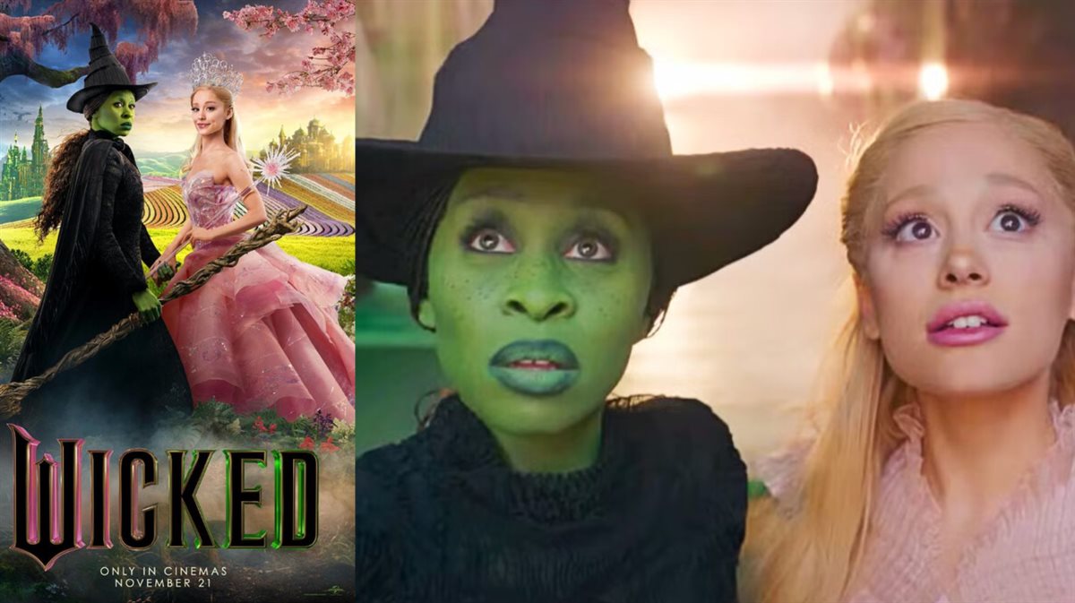 <strong>أريانا جراندي و سينثيا إيريفو بطلات فيلم Wicked وصورة أفيش الفيلم</strong>