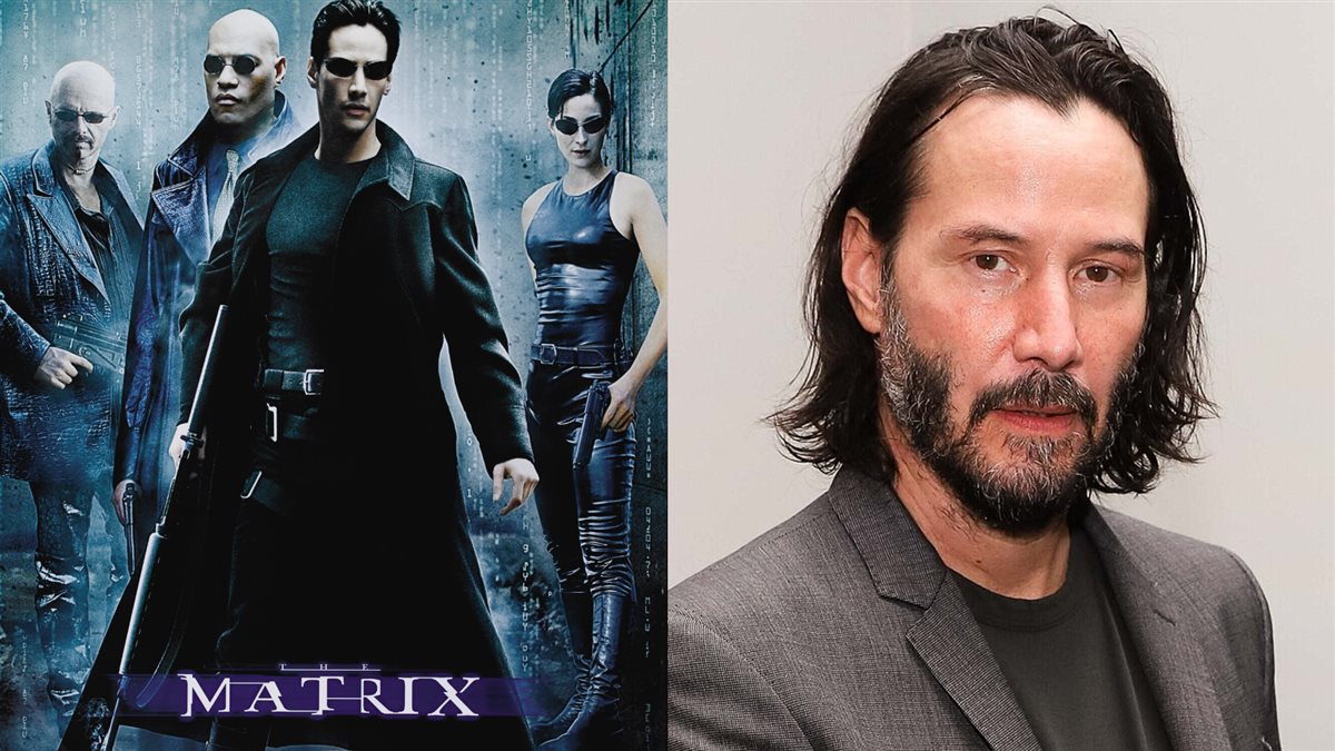 <strong>كيانو ريفز بطل سلسلة أفلام The Matrix وصورة أفيش الجزء الأول</strong>