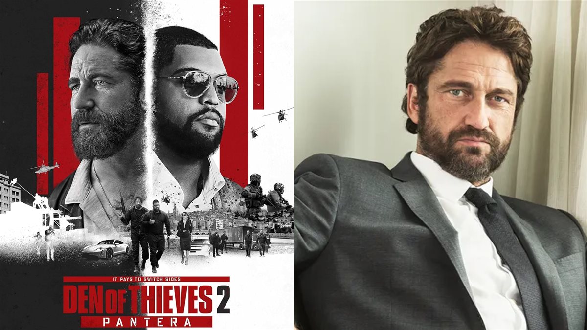 <strong>جيرارد باتلر وصورة أفيش فيلمه الجديد Den of Thieves 2</strong>