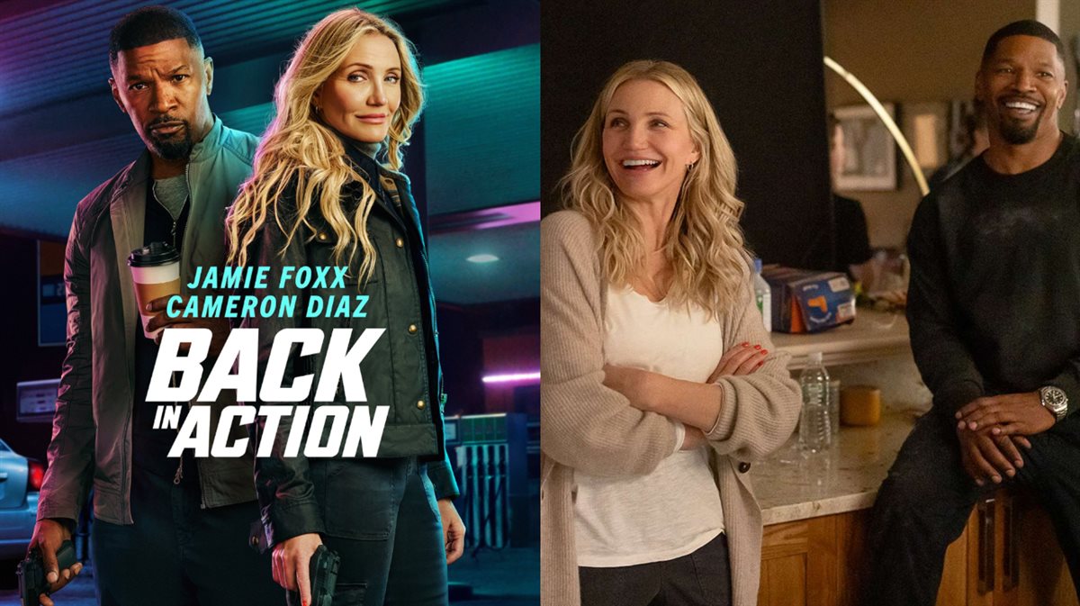 <strong>جيمي فوكس و كاميرون دياز أبطال الفيلم الجديد Back in Action وصورة أفيش الفيلم</strong>