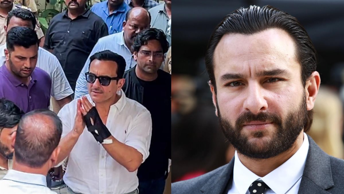 <strong>الممثل الهندي سيف علي خان وأحدث ظهور له بعد خروجه من المستشفى وتعافيه</strong>