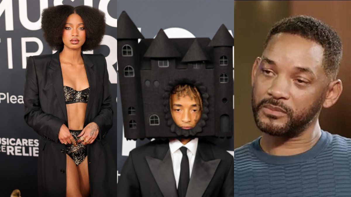 <strong>الممثل ويل سميث وأبنائه جيدن و ويلو سميث في حفل توزيع جوائز جرامي Grammy Awards 2025 لدورته الـ 67</strong>