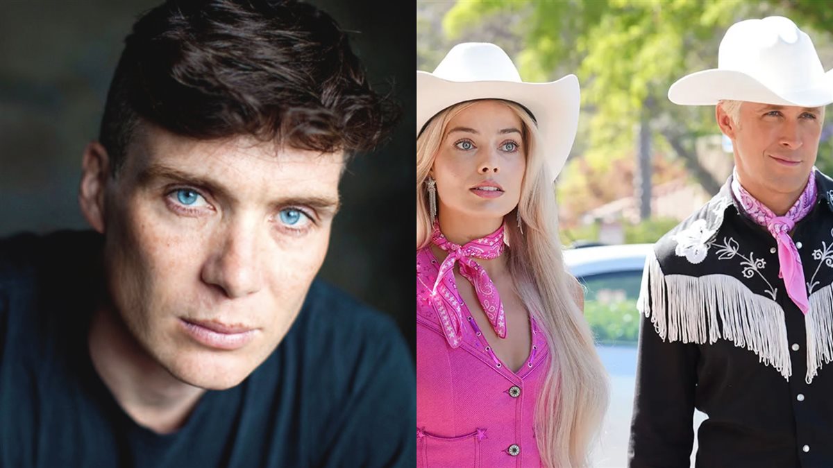 <strong>رايان جوسلينج في شخصية كين مع مارجوت روبي في فيلم Barbie والممثل الأيرلندي كيليان مورفي الذي يريد لعب شخصية كين في فيلم 2 Barbie</strong>
