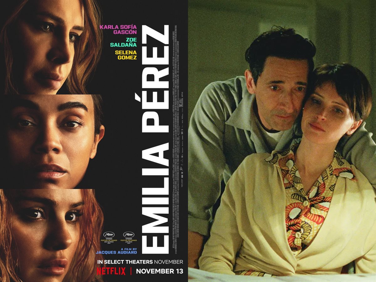 <strong> أفلام The Brutalist و Emilia Pérez </strong>