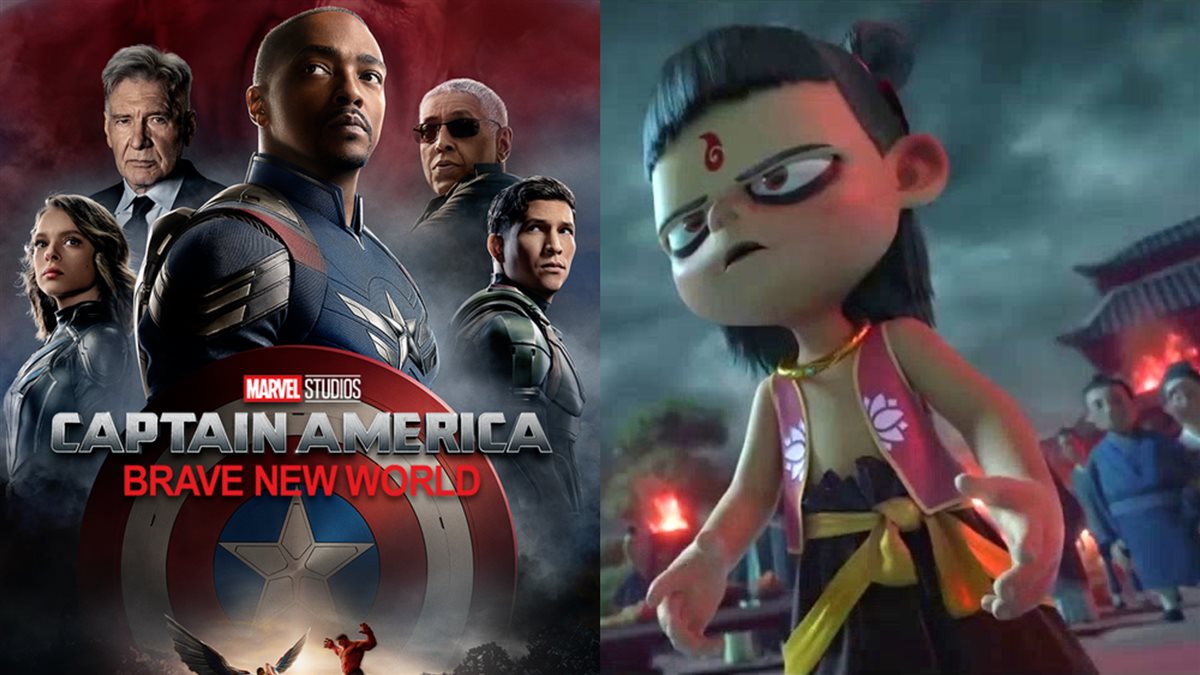 <strong>الفيلم الصيني Ne Zha 2 والفيلم الأمريكي Captain America: Brave New World</strong>