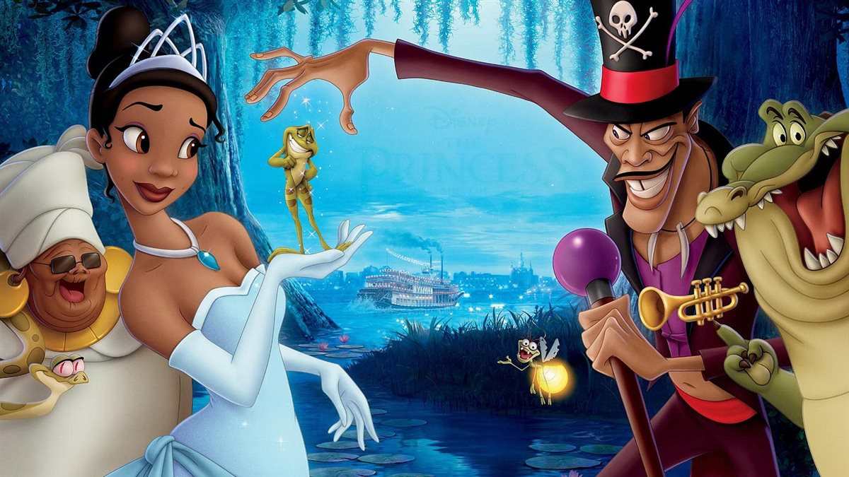 <strong>فيلم الأميرة والضفدع The Princess and the Frog الذي انتجه شركة ديزني في عام 2009</strong>