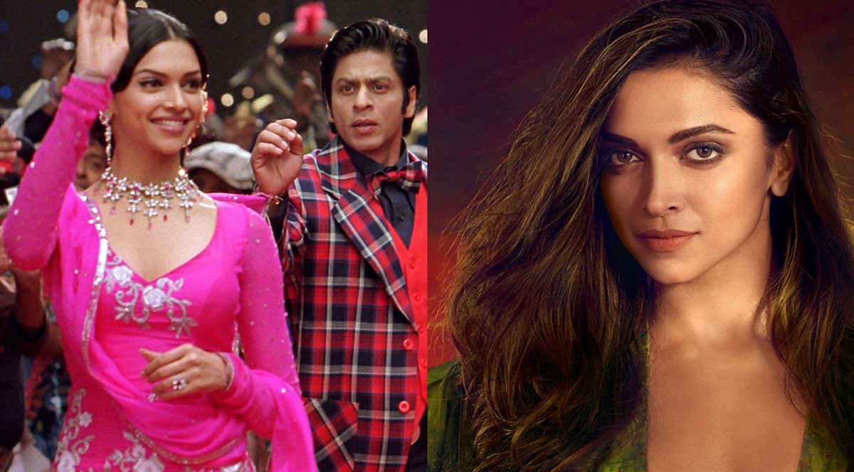 ديبيكا بادوكون ومشهد من فيلمها Om Shanti Om مع شاه روخ خان