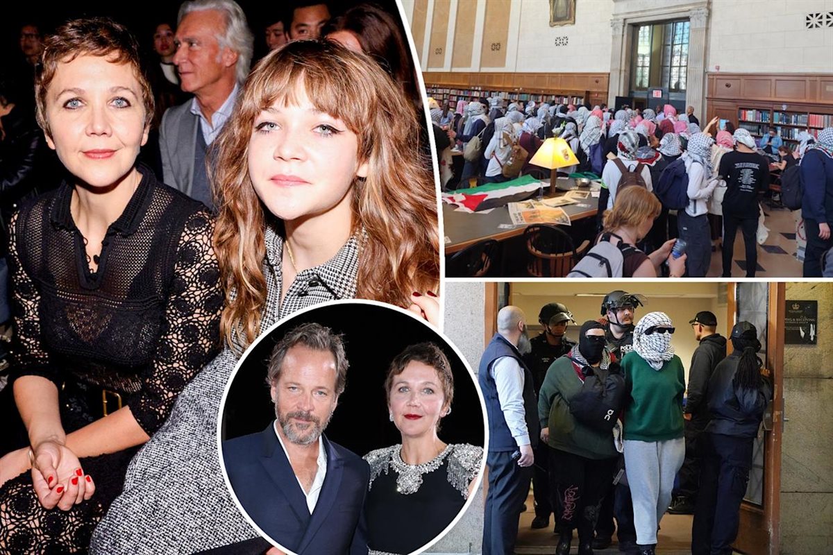 لحظة القبض على رامونا سارسجارد إبنة الممثل بيتر سارسجارد والمخرجة ماجي جيلنهال