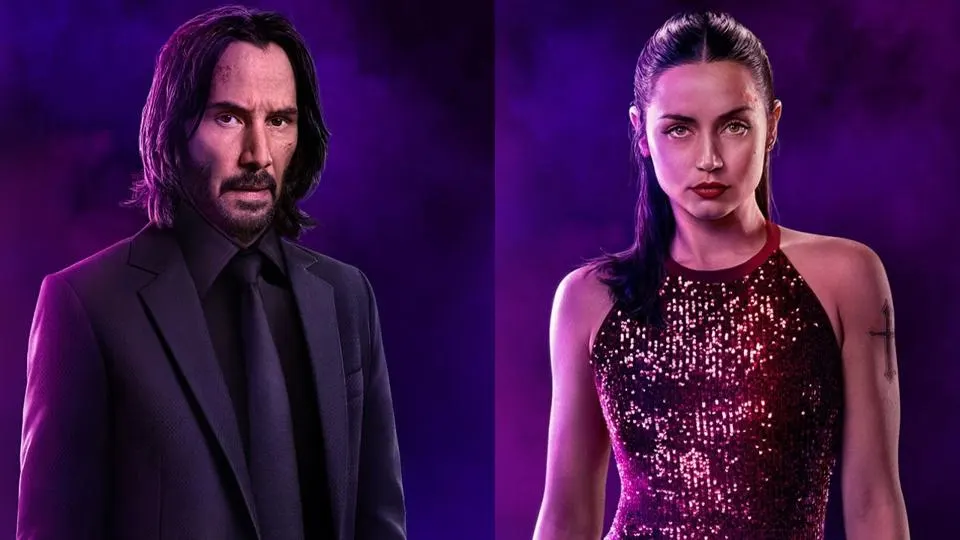آنا دي أرماس و كيانو ريفز في فيلم Ballerina