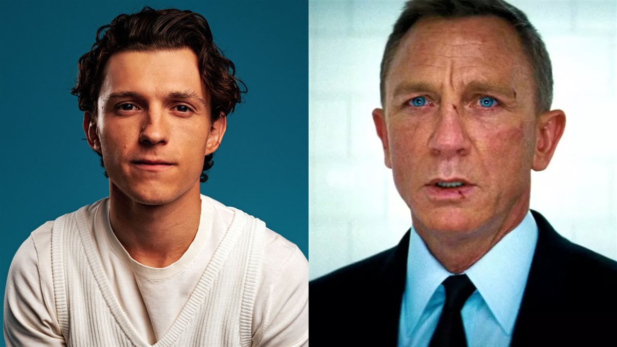 دانيال كريج بطل أفلام James Bond والممثل توم هولاند