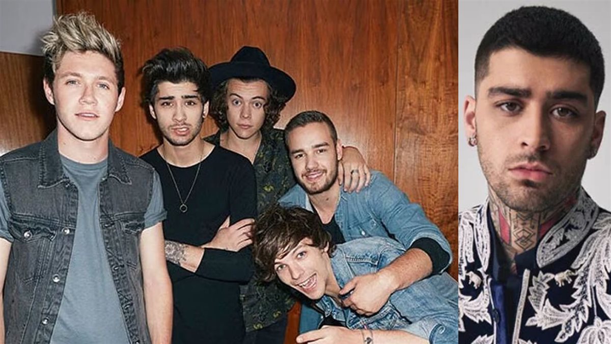 زين مالك وصورته مع فرقة One Direction