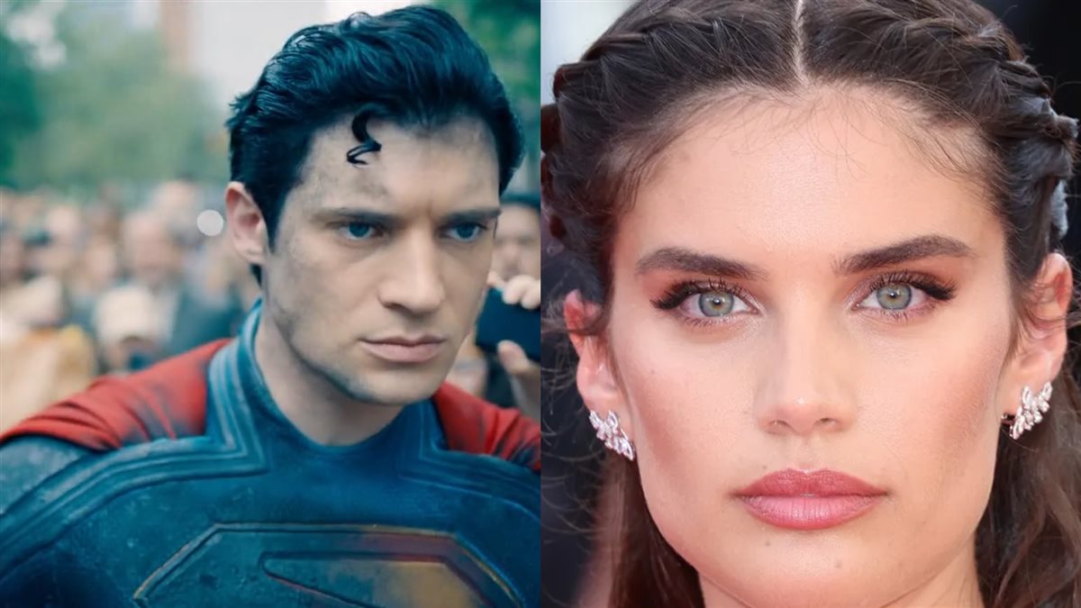 سارا سامبايو بطلة الفيلم الجديد Superman&nbsp;وديفيد كورينسويت بطل الفيلم