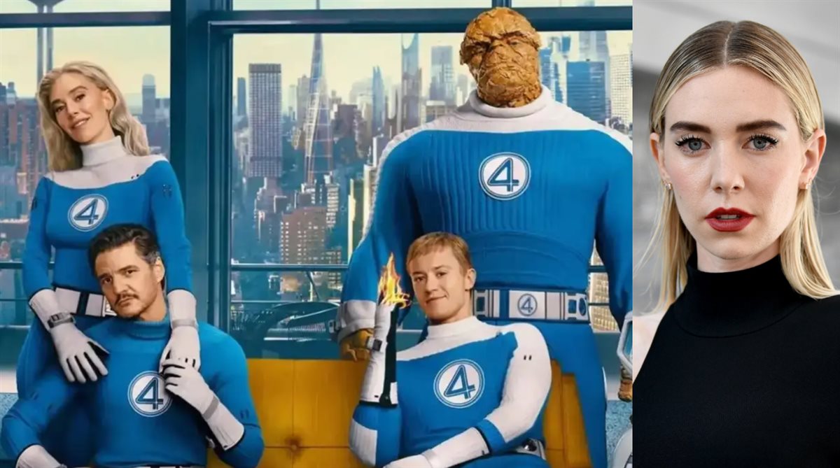 فانيسا كيربي وصورتها على أفيش الفيلم الجديد &nbsp;The Fantastic Four First Steps&nbsp;