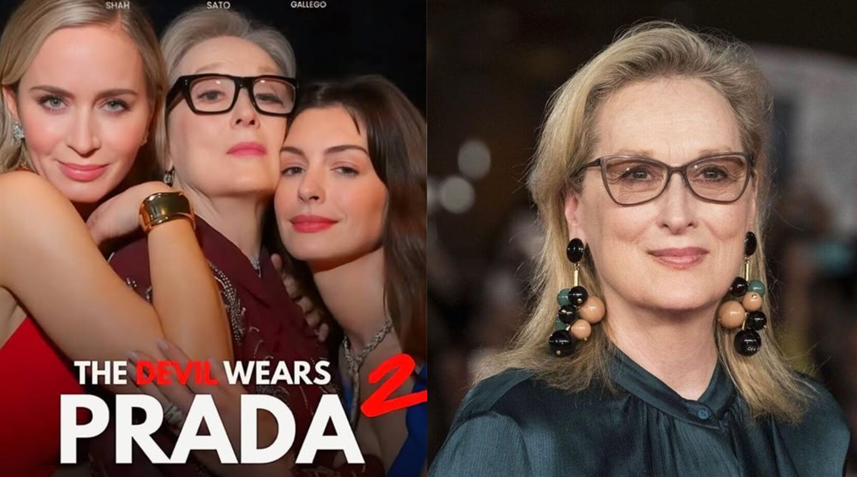 ميريل ستريب وصورة أفيش فيلم The Devil Wears Prada 2