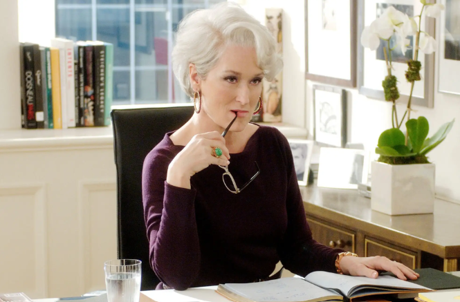 ميريل ستريب في موقع تصوير الفيلم الجديد The Devil Wears Prada 2