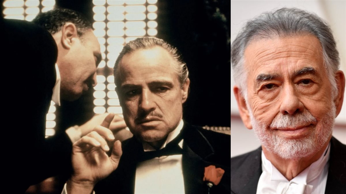 فرانسيس فورد كوبولا مخرج أفلام The God Father وصورة من أفيش الفيلم