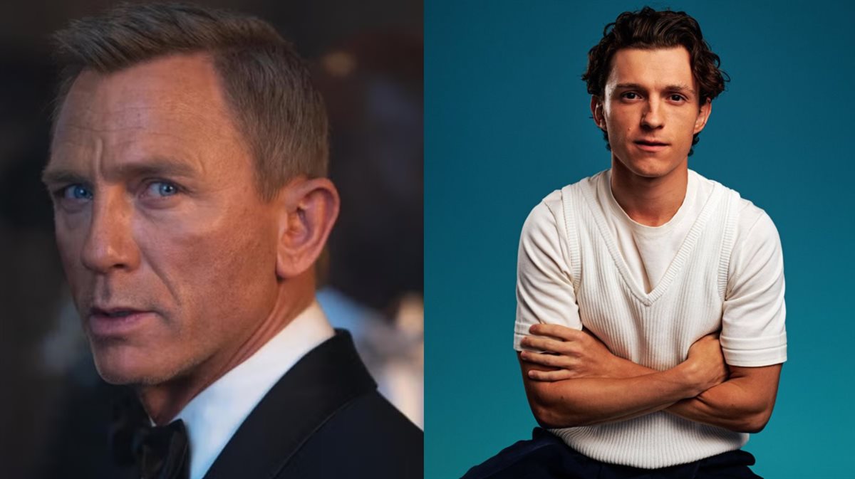 توم هولاند و دانيال كريج بطل سلسلة أفلام الجاسوسية James Bond