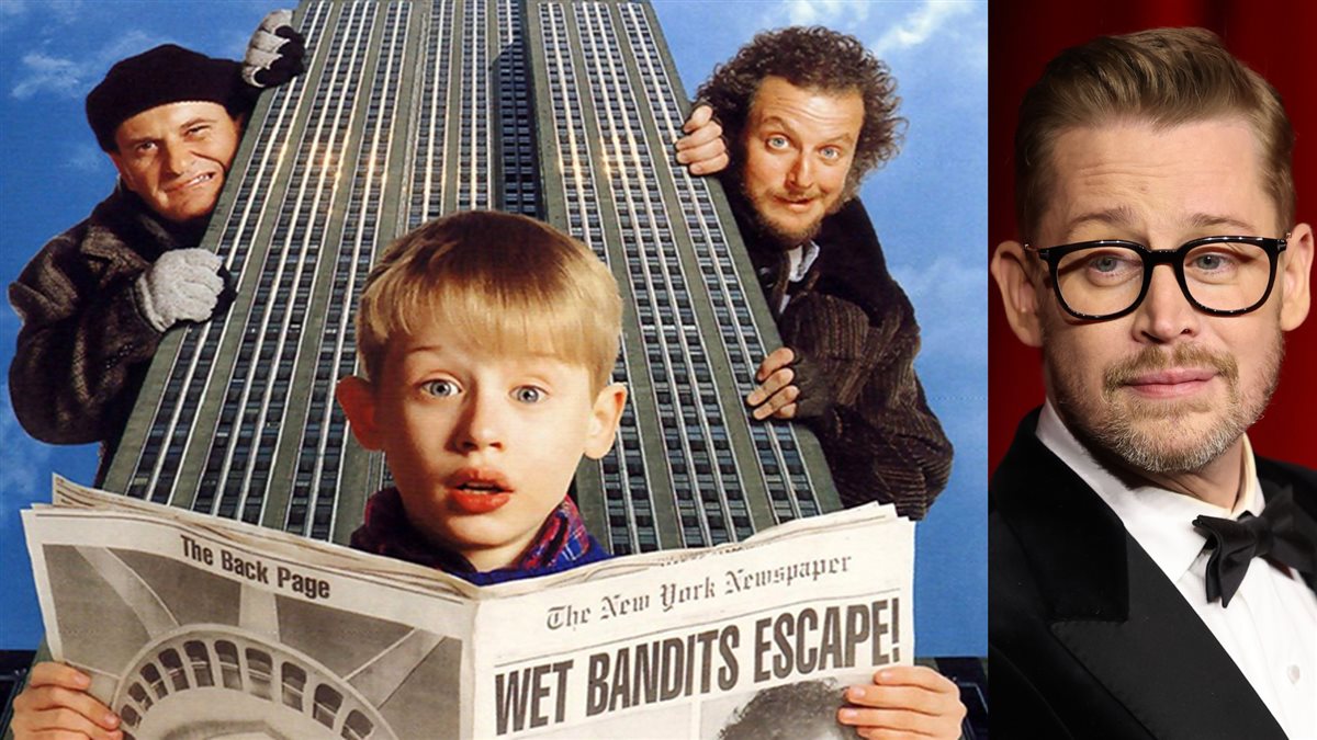 ماكولي كولكين بطل أفلام Home Alone ومشهد من الفيلم