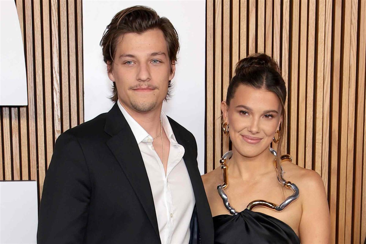 ميلي بوبي براون بطلة مسلسل Stranger Things وزوجها جيك بونجيوفي
