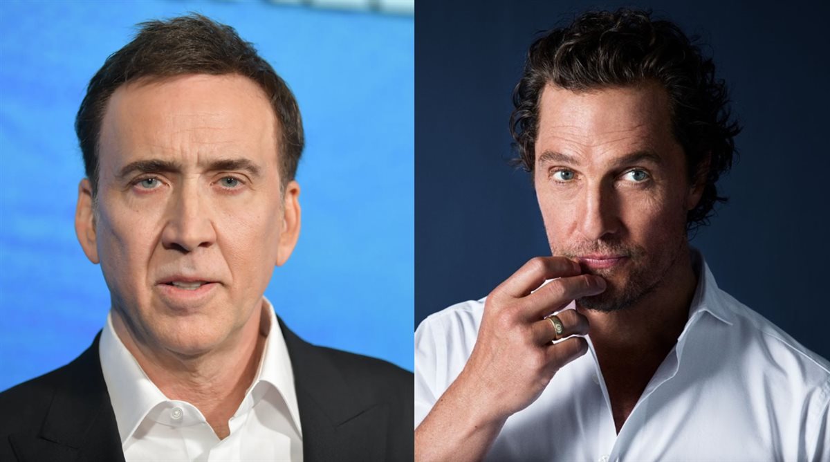 ماثيو ماكونهي بطل الموسم الأول و نيكولاس كيج بطل الموسم الخامس من مسلسل True Detective