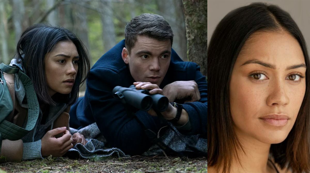 لوسيان بوكانان بطلة مسلسل The Night Agent في مشهد من المسلسل