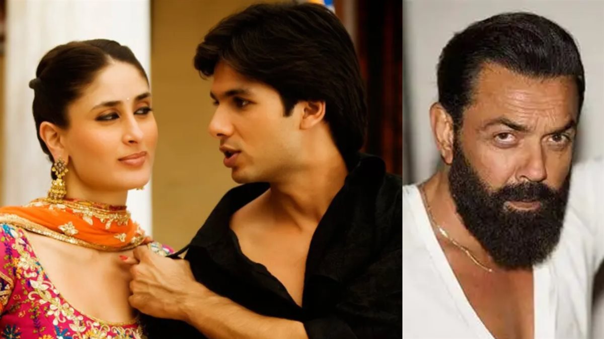 بوبي ديول والممثل شاهيد كابور في فيلم Jab We Met