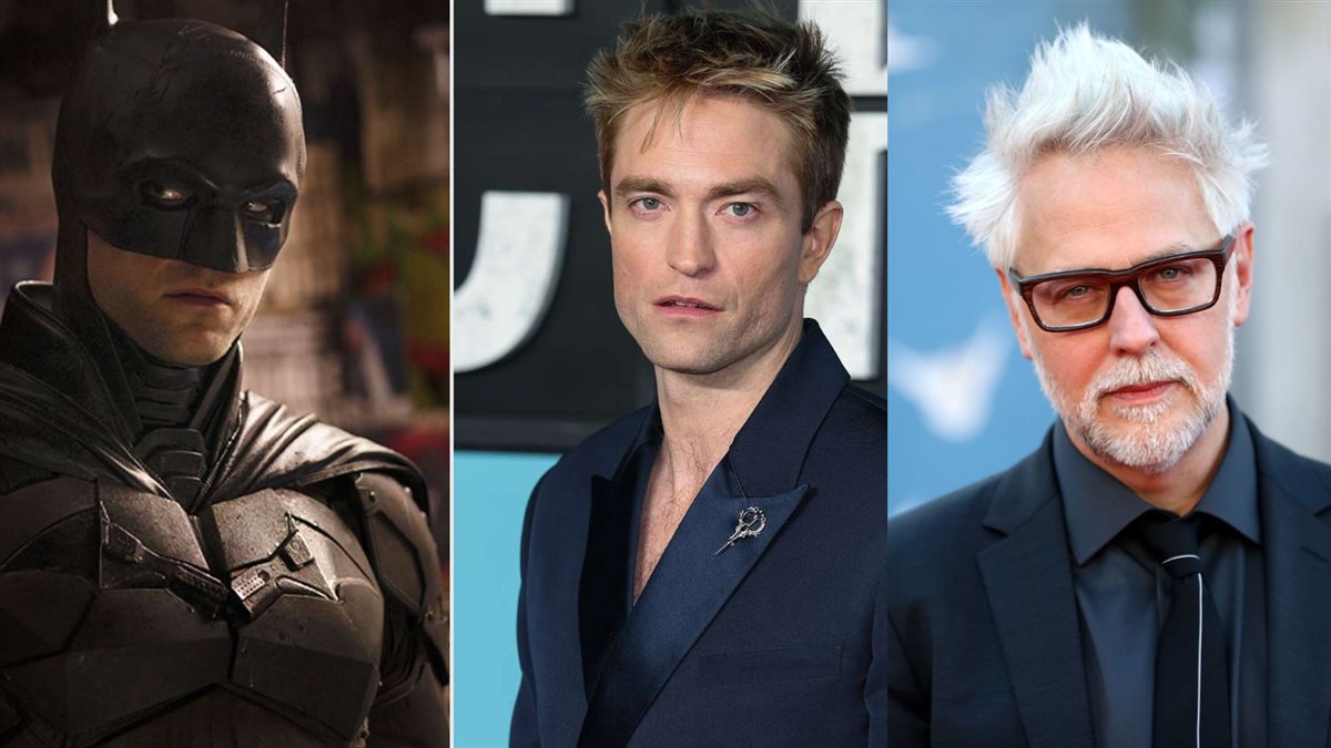 المخرج جيمس جان و روبرت باتينسون في شخصية باتمان من فيلم The Batman