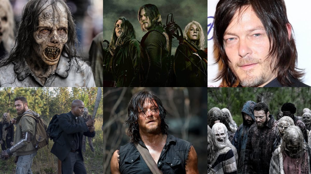النجم نورمان ريديس في مسلسله The Walking Dead